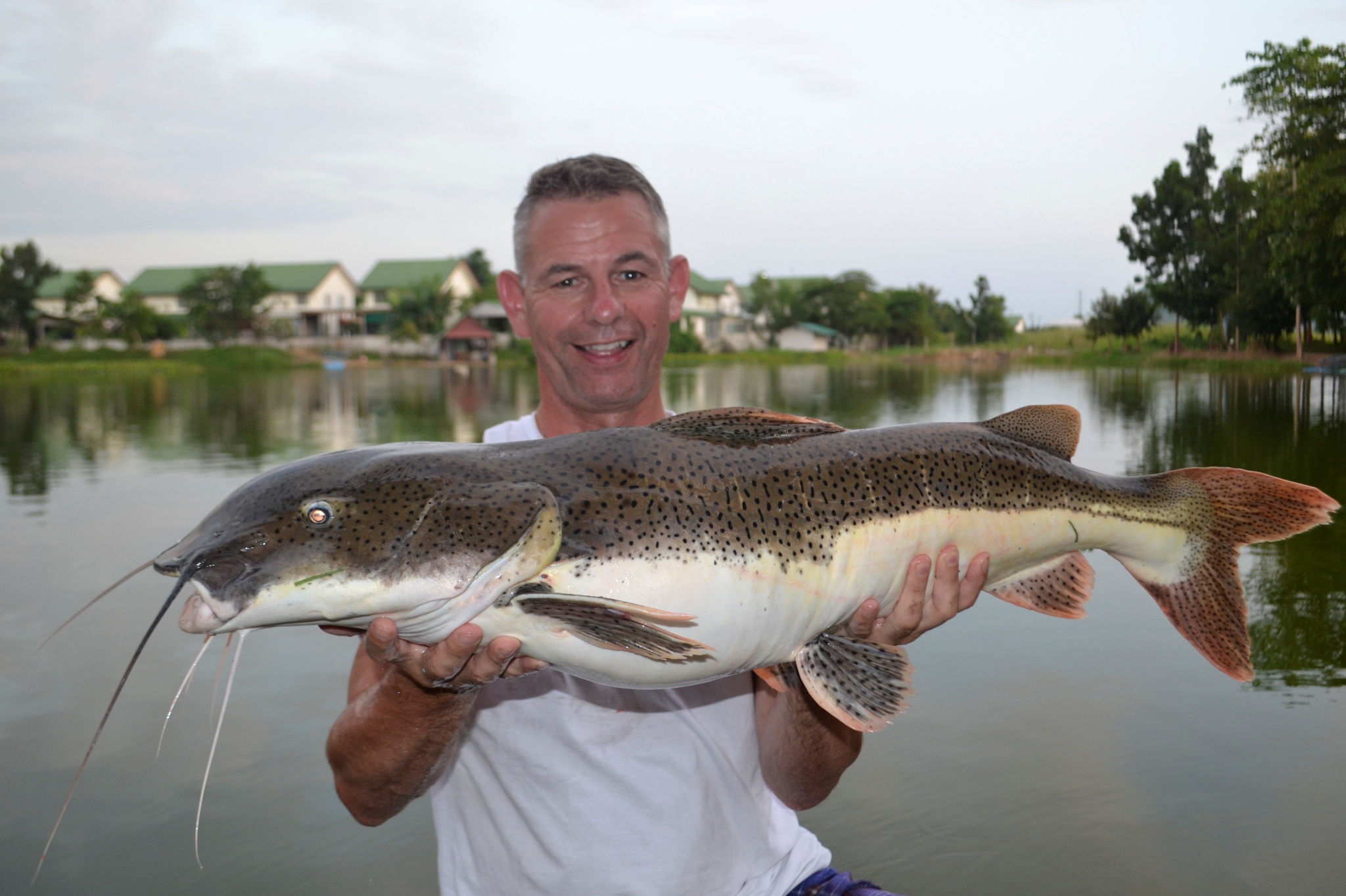 Guided Fishing Holidays in Thailand at Palm Tree Lagoon Photo Image