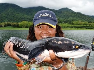 Guided Wild Fishing Holidays in Thailand on the majestic Khao Laem
