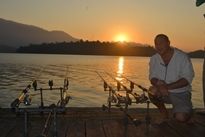 Sunrise at Khao Laem Dam