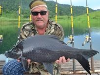 Fishing in Thailand - Black Shark Minnow